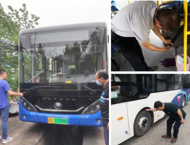 節(jié)前公車全面“體檢” 保障乘客安全出行
