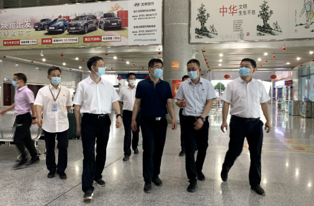 都市城際公交:省應(yīng)急管理廳領(lǐng)導(dǎo)調(diào)研南昌長途汽車西站